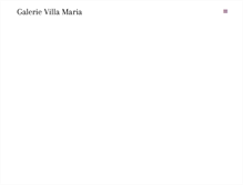 Tablet Screenshot of galerie-villa-maria.de